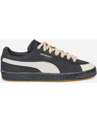 PUMA - Nahmias Suede Vintage Sneakers Flat Dark Honey Butter - Lyst