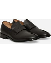 MM6 by Maison Martin Margiela - Leather Loafers - Lyst