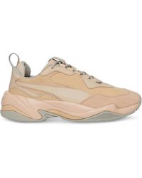 PUMA Leather Thunder Electric Lavender Sneakers in Purple - Lyst