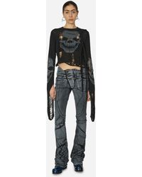 OTTOLINGER - Distressed Knit Longsleeve Sweater - Lyst