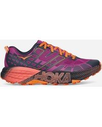 Hoka One One - Speedgoat 2 Sneakers Wild Flower / Electric Tangerine - Lyst