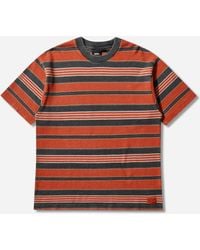 Vans - Pique Stripe Knit T-shirt Racing - Lyst