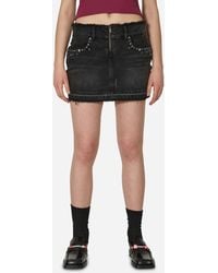 Guess - Western Denim Skirt Used Wash - Lyst