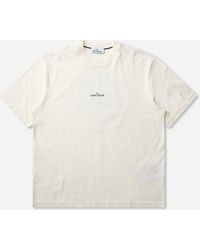 Stone Island - Organic Cotton Jersey T-Shirt Ivory - Lyst