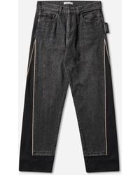 Undercover - Women S Cotton Fleece Selvedge Denim Pants - Lyst