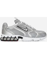 Nike - Air Zoom Spiridon Cage 2 Sneakers Light Smoke / Metallic Silver - Lyst