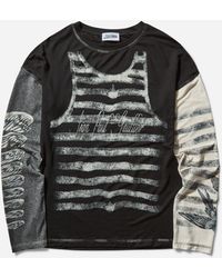 Jean Paul Gaultier - S Tattoo Longsleeve Top Ecru - Lyst