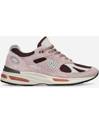 New Balance - Made In Uk 991v2 Grape Sorbet Sneakers Deauville Mauve - Lyst