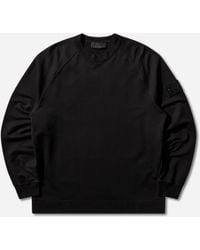 Stone Island - Men S Ghost Cotton Stretch Fleece Crewneck Sweatshirt - Lyst