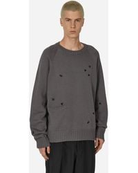 Undercover - Embroidered Crewneck Sweater - Lyst