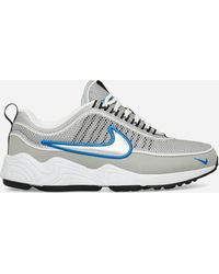 Nike - Air Zoom Spiridon Sneakers Metallic Silver / Signal Blue - Lyst