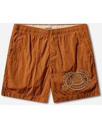 C.P. Company - Men S Chrome-r Swim Shorts Desert Sun - Lyst