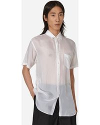Comme des Garçons - Wrinkled Cupro Shirt - Lyst
