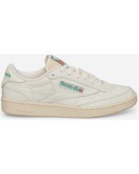 Reebok - Club C 85 Vintage Sneakers Chalk / Paper / Glen Green - Lyst
