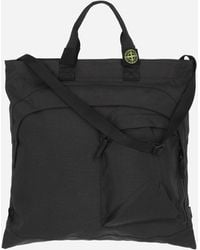 Stone Island - Resin Treated Cordura 1500 Tote Bag Lead - Lyst