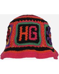 Hysteric Glamour - Hg Square Hand-knitted Bucket Hat - Lyst