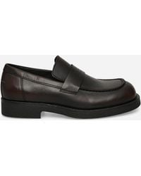 MM6 by Maison Margiela - City Biker Loafers Cappuccino / Black - Lyst