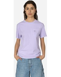 Noah - Core Logo Pocket T-Shirt Lilac Breeze - Lyst
