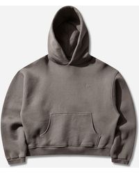 ERL - S Heathered Hoodie Taupe - Lyst