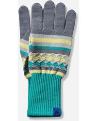 Asics - Novalis Aquifolia Knit Gloves Blue Haze / Lemon - Lyst