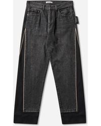 Undercover - Women S Cotton Fleece Selvedge Denim Pants - Lyst