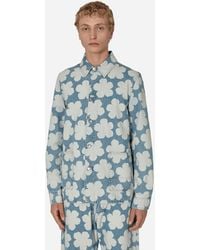 KENZO - Hana Dots Denim Workwear Jacket - Lyst