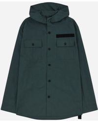Oamc Peacemaker - Men S Hooded Shirt Dark - Lyst