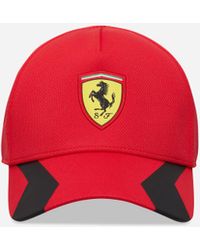 PUMA - Scuderia Ferrari Baseball Cap Rosso Corsa - Lyst