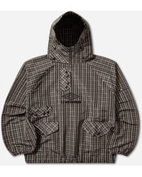 Umbro - Check Smock Anorak Dark - Lyst