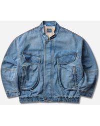 Levi's - Men S Tab Denim Bomber Jacket - Lyst