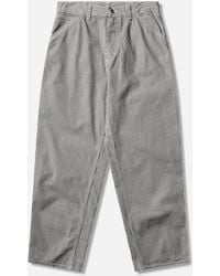 Carhartt - S Mercer Single Knee Pants Graphite Wax (Stone Washed) - Lyst