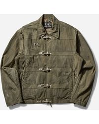 THUG CLUB - Men S Scarred Bio Soldier Jacket Khaki - Lyst