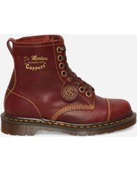 Dr. Martens - 1460 Cappers Classic Calf Leather Lace Up Boots Burgundy - Lyst
