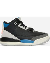 Nike - Air Jordan 3 Retro Og Rare Air (ps) Sneakers Black / Chile Red / Military Blue - Lyst