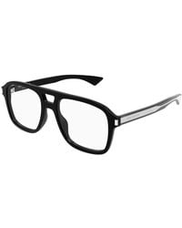 Saint Laurent - Sl 881 Opt 002 Optical Frames Acetate Transparent Squared Antiriflesso - Lyst