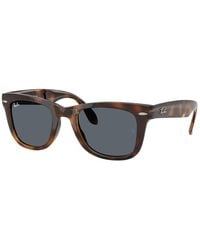 Ray-Ban - Ray-Ban Rb4105 Folding Wayfarer 710/B1 - Lyst
