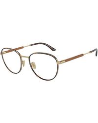 Giorgio Armani - Ar5137J 3002 Optical Frames Steel Transparent Pantos Normal - Lyst