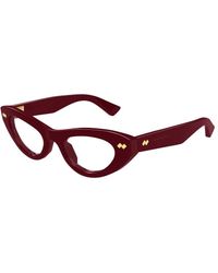 Bottega Veneta - Bv1354O 004 Optical Frames Acetate Transparent Cat Eye - Lyst