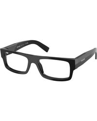 Prada - Pr D06V 16K1O1 Optical Frames Acetate Transparent Squared Normal - Lyst