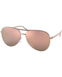 MICHAEL Michael Kors Fiji Rose Gold Sunglasses Mk1003 in Metallic - Lyst