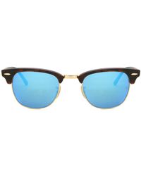 Ray-Ban - Ray-Ban Rb3016/S Clubmaster Flash Lenses 114517 - Lyst