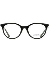 Jimmy Choo - Jc3039D 5002 Optical Frames Acetate Round Normal - Lyst