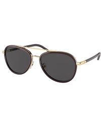 Tory Burch - 57mm Pilot Sunglasses - Lyst