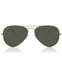 Ray-Ban - Rb3025 Aviator Polarized 001/58 Sunglasses - Lyst