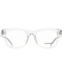 Burberry - Be2445 4210 Optical Frames Acetate Squared Normal - Lyst