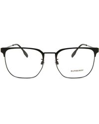Burberry - Be1383D 1001 Optical Frames Metal Squared Normal - Lyst