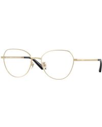 Versace - Ve1313D 1001 Optical Frames Metal Pantos Normal - Lyst
