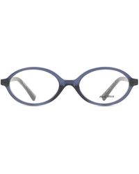 Miu Miu - Mu 01Xv 1Ab1O1 Optical Frames Acetate Round Normal - Lyst