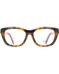 Prada - Pr D11Vd 01K1O1 Optical Frames Acetate Transparent Geometric Normal - Lyst