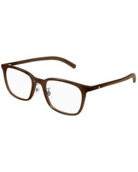 Montblanc - Mb0418Oj 003 Optical Frames Transparent Squared - Lyst